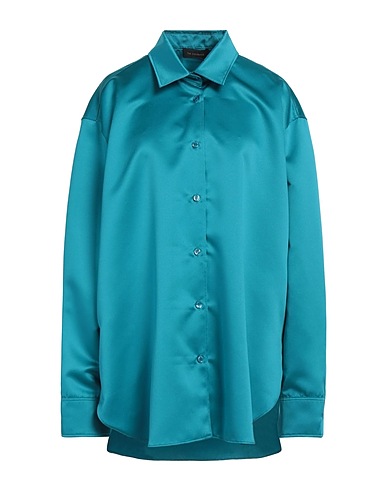 THE ANDAMANE Camicie e bluse tinta unita Turchese 100% Poliestere