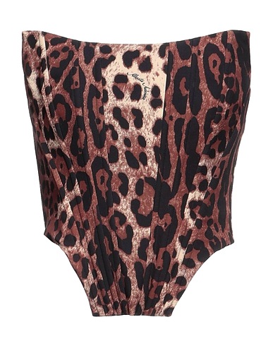 ALBERTO AUDENINO Bustier Brown 90% Polyester, 10% Elastane