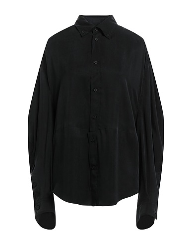 BALENCIAGA Solid colour shirts & blouses Black 100% Cupro
