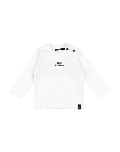 DANIELE ALESSANDRINI T-Shirt Weiß 95% Baumwolle, 5% Elastan