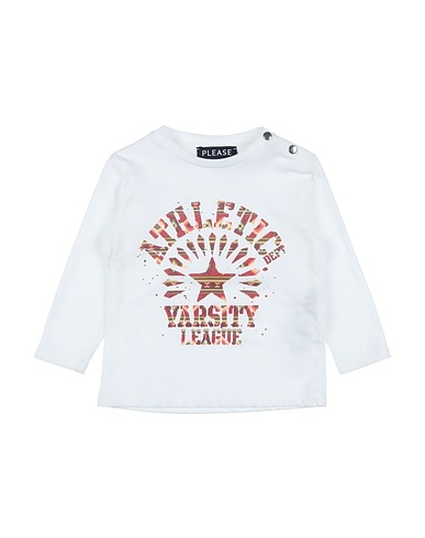 PLEASE T-shirt White 100% Cotton