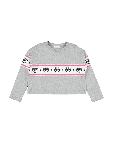 CHIARA FERRAGNI T-shirt Grigio chiaro 100% Cotone
