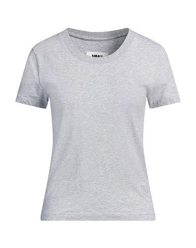 MM6 MAISON MARGIELA Basic T-shirt Light grey 100% Cotton