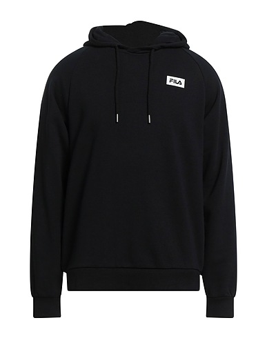 FILA Hooded sweatshirt Black 80% Cotton, 20% Polyester