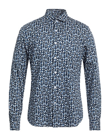 SONRISA Patterned shirt Navy blue 100% Cotton
