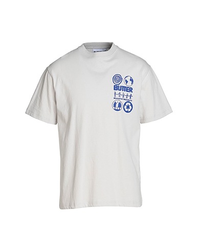 BUTTER GOODS T-shirt Natural Wonders Tee
 Light grey 100% Cotton