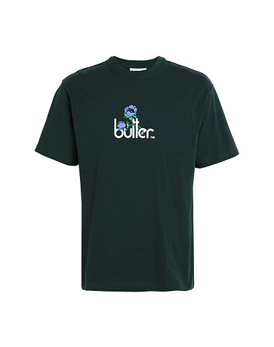 BUTTER GOODS T-shirt Windflowers Tee
 Dark green 100% Cotton