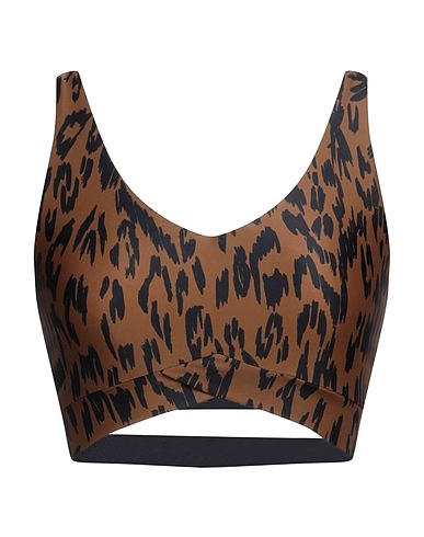 THE UPSIDE Top Brown 73% Polyamide, 27% Elastane