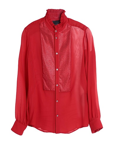 JOHN RICHMOND Shirts Red 100% Silk