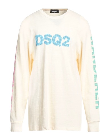 DSQUARED2 Sweatshirt Cream 100% Cotton