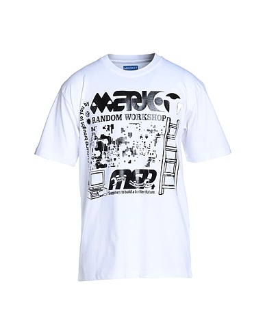 MARKET T-shirt NEW FUTURE T-SHIRT
 White 100% Cotton
