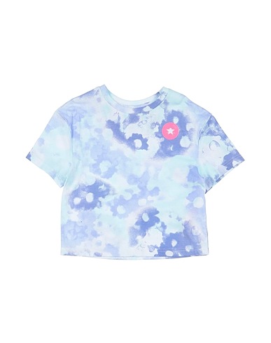 CONVERSE T-shirt SHORT SLEEVE FLORAL PRINTED BO
 Μπλε του ουρανού 100% Βαμβάκι