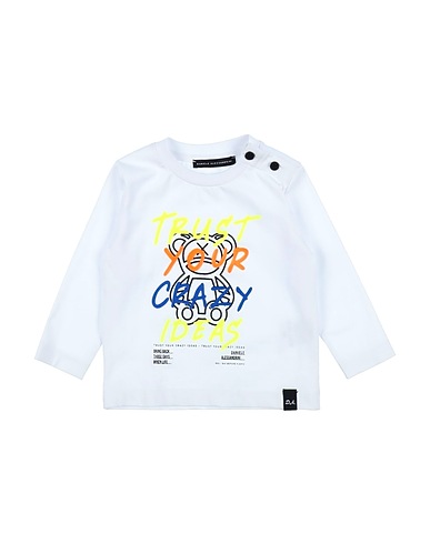 DANIELE ALESSANDRINI T-shirt White 95% Cotton, 5% Elastane
