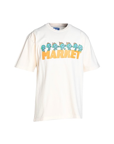 MARKET T-shirt KEEP GOING T-SHIRT
 Cream 100% Cotton