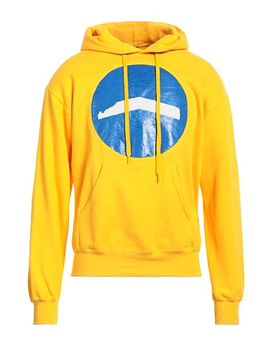 HAERVAERK Hooded track jacket  Yellow 80% Cotton, 20% Polyester