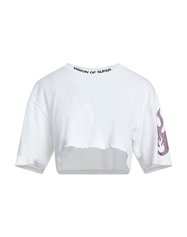VISION OF SUPER Top White 100% Cotton