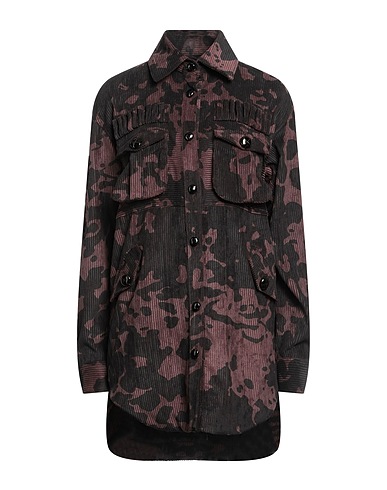 MARCO BOLOGNA Patterned shirts & blouses Light brown 85% Polyester, 12% Nylon, 3% Elastane