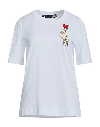 LOVE MOSCHINO T-shirt Bianco 100% Cotone
