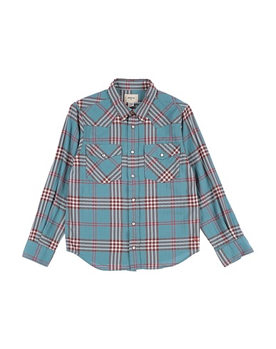 BELLEROSE Patterned shirt Turquoise 100% Cotton