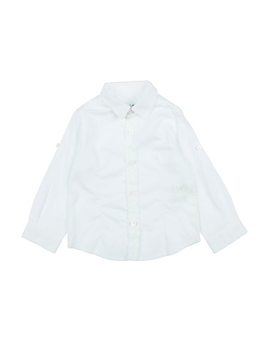 LITTLE BEAR Solid color shirt White 100% Cotton