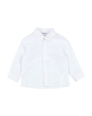 LITTLE BEAR Solid color shirt White 60% Cotton, 40% Polyester