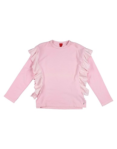 JIJIL JOLIE Sweatshirt Pink 94% Cotton, 6% Elastic fibres, Silk