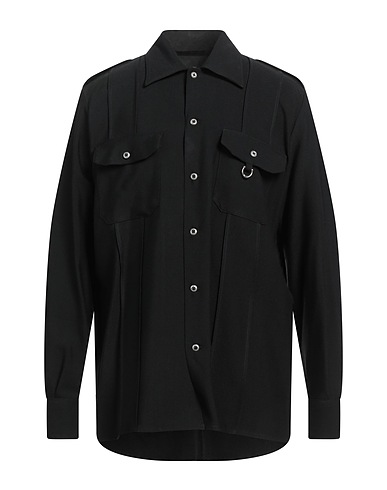 JOHN RICHMOND Shirts Black 82% Viscose, 15% Wool, 3% Elastane