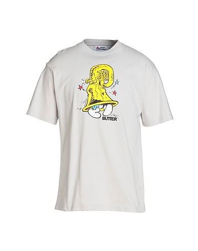 BUTTER GOODS T-shirt Harmony Tee
 Light grey 100% Cotton