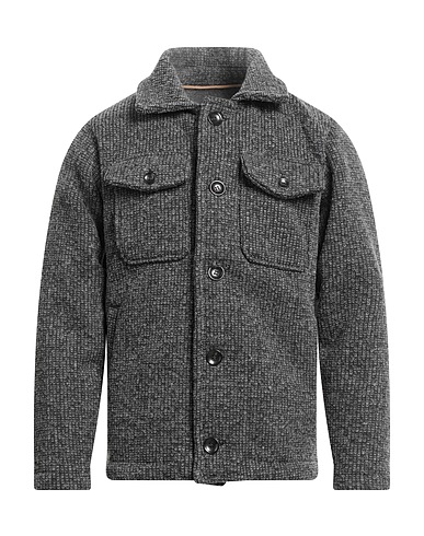 STILOSOPHY Hemd mit Muster Grau 50% Polyester, 45% Wolle, 5% Andere Fasern