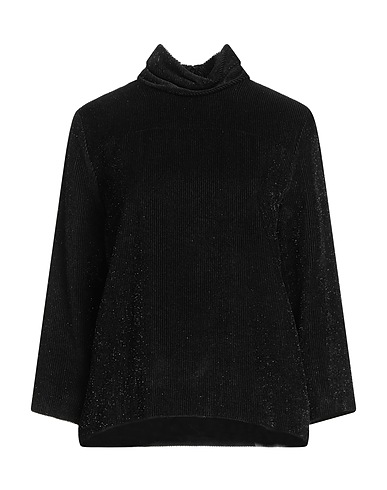 GRIFONI Top Black 90% Viscose, 6% Polyester, 4% Polyamide