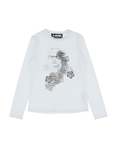 RELISH T-shirt White 95% Cotton, 5% Elastane