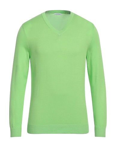 MALO Sweater Lime green 100% Cotton