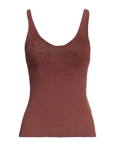 AERON Top Brown 76% Viscose, 24% Polyamide