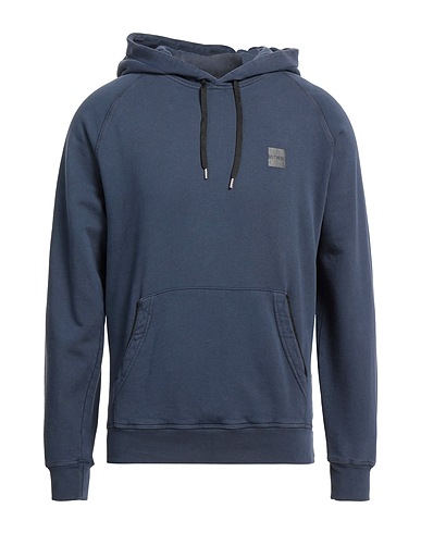 OUTHERE Hooded track jacket  Navy blue 100% Cotton