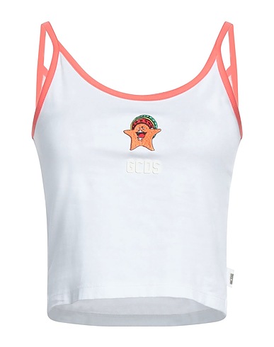 GCDS Top White 100% Cotton