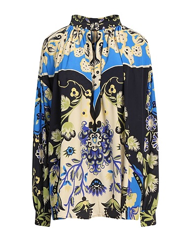 ETRO Silk top Midnight blue 100% Silk