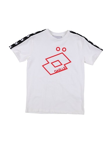 GAëLLE Paris Ｔシャツ ホワイト コットン 95% / ポリウレタン 5%