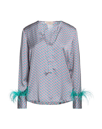 KAOS JEANS Top Turquoise 100% Polyester, Feather