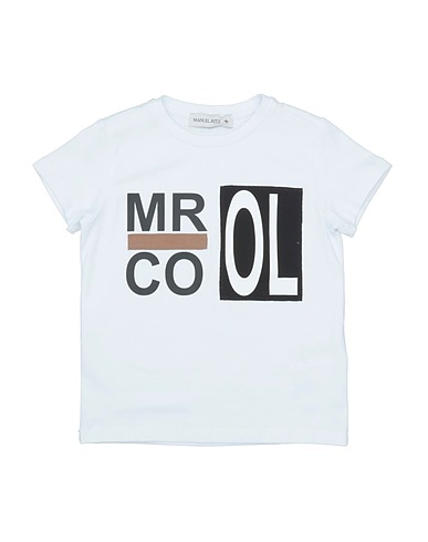 MANUEL RITZ T-shirt White 90% Cotton, 10% Elastane