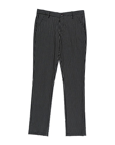 MANUEL RITZ Casual trouser Black 70% Polyester, 24% Viscose, 6% Elastane