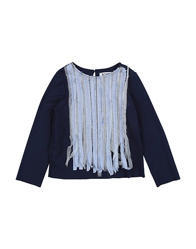 DONDUP T-shirt Midnight blue 69% Viscose, 26% Polyimide, 5% Elastane
