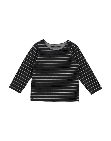 AVENTIQUATTRORE T-Shirt Schwarz 56% Baumwolle, 42% Polyester, 2% Elastan
