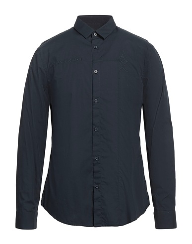 ARMANI EXCHANGE Shirts Midnight blue 100% Cotton