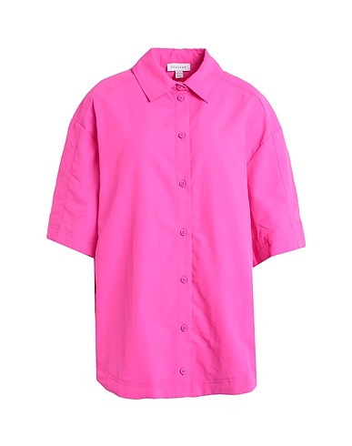 TOPSHOP Solid colour shirts & blouses Fuchsia 100% Nylon