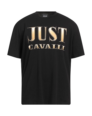 JUST CAVALLI T-shirt Black 100% Cotton