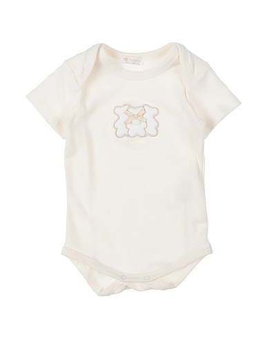 NANÁN Baby bodysuit Cream 95% Cotton, 5% Elastane