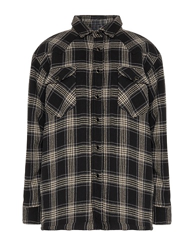 WASHINGTON DEE-CEE Checked shirt Charcoal 50% Acrylic, 25% Polyester, 20% Wool, 5% Other Fibres