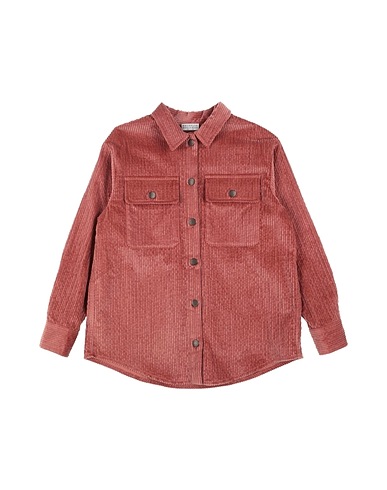 BRUNELLO CUCINELLI Solid colour shirts & blouses Antique rose 80% Cotton, 19% Modal, 1% Elastane