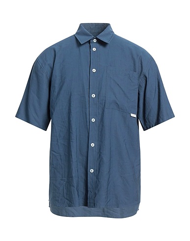 THE SILTED COMPANY Camicia tinta unita Carta da zucchero 55% Viscosa, 45% Lino