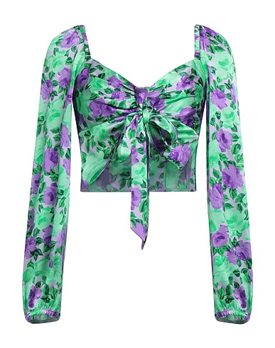 P.A.R.O.S.H. Crop top Lilac 93% Silk, 7% Elastane